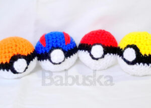 Pokebola - Amigurumis Babuska