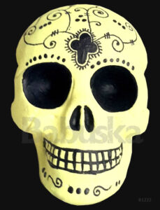 Frigg Calavera mexicana fotoluminiscente Babuska B1222