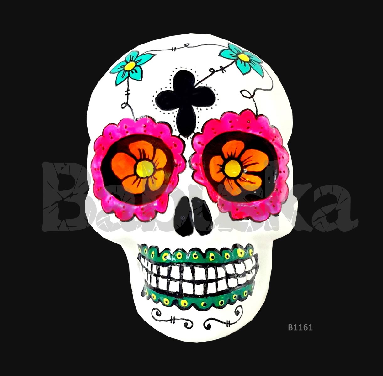 Puebla Calavera mexicana Babuska B1161