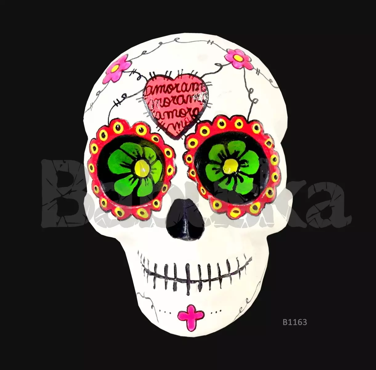 Queretaro Calavera mexicana Babuska B1163