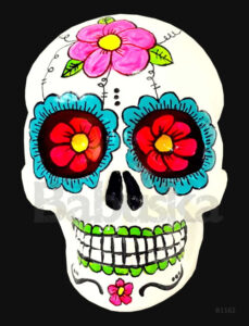 Zacatecas Calavera mexicana Babuska B1162